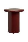 Otago stolik kawowy okrągły bordowy 45 cm nowoczesny do salonu ( Rozmiar: uniwersalny )