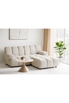 Sofa modułowa Taza narożna 2,5-osobowa piaskowa do salonu ( Rozmiar: uniwersalny )
