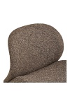 Fotel kubełkowy Sofia brązowy do salonu House Nordic nowoczesny ( Rozmiar: uniwersalny )