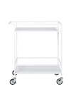 House Nordic Vita metalowy wózek barowy na kółkach biały do kuchni i salonu ( Rozmiar: uniwersalny )