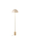 Lampa stojąca Sheffield marmurowa beżowa glamour do salonu 155 cm ( Rozmiar: uniwersalny )