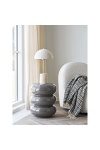 Lampa stołowa Sheffield marmurowa beżowa glamour do salonu i sypialni ( Rozmiar: uniwersalny )