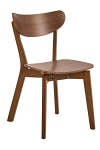 Actona Roxby krzesło drewniane do jadalni orzech nowoczesne ( Rozmiar: uniwersalny )