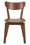 Actona Roxby krzesło drewniane do jadalni orzech nowoczesne ( Rozmiar: uniwersalny )