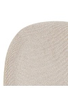 Krzesło Cliff beżowe do jadalni tapicerowane nowoczesne na czarnych nogach ( Rozmiar: uniwersalny )
