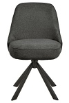 Krzesło tapicerowane Carlton obrotowe do jadalni i salonu czarne Actona ( Rozmiar: uniwersalny )