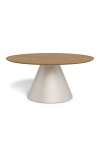 Actona Soli stolik kawowy okrągły 85 cm dąb kaszmir nowoczesny do salonu ( Rozmiar: uniwersalny )