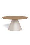 Actona Soli stolik kawowy okrągły 85 cm dąb kaszmir nowoczesny do salonu ( Rozmiar: uniwersalny )