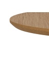 Actona Soli stolik kawowy okrągły 65 cm drewniany dąb nowoczesny do salonu ( Rozmiar: uniwersalny )