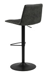 Hoker Kimmy antracytowy obrotowy z oparciem regulowany do kuchni ( Rozmiar: uniwersalny )