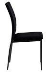 Krzesło Demina czarne welurowe do jadalni i salonu nowoczesne ( Rozmiar: uniwersalny )