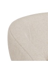 Krzesło Cole beżowe tapicerowane z podłokietnikami do jadalni Actona ( Rozmiar: uniwersalny )