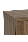 Komoda Palmdale dąb dymiony nowoczesna na czarnych nóżkach 80 cm ( Rozmiar: uniwersalny )