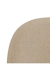Hoker Sophia beżowy tapicerowany 65 cm do kuchni na dębowych nogach ( Rozmiar: uniwersalny )