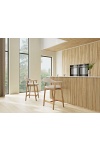 Hoker Addi skandynawski z podłokietnikami piaskowy dąb do kuchni ( Rozmiar: uniwersalny )