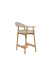 Hoker Addi skandynawski z podłokietnikami piaskowy dąb do kuchni ( Rozmiar: uniwersalny )