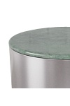 Stolik kawowy Actona Cangas okrągły 45 cm marmurowy zielony nowoczesny ( Rozmiar: uniwersalny )