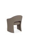 Krzesło Tori Actona tapicerowane do jadalni z podłokietnikami taupe ( Rozmiar: uniwersalny )