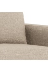 Sofa z funkcją spania Fleury beżowa dwuosobowa do salonu Actona ( Rozmiar: uniwersalny )
