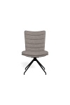 Actona Grafton krzesło tapicerowane obrotowe szare do jadalni ( Rozmiar: uniwersalny )