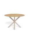 Stół okrągły Heaven 119 cm do jadalni ceramika dąb kaszmir nowoczesny ( Rozmiar: uniwersalny )