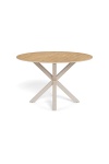 Stół okrągły Heaven 119 cm do jadalni ceramika dąb kaszmir nowoczesny ( Rozmiar: uniwersalny )
