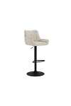 Hoker Eddie beżowy obrotowy z podłokietnikami do kuchni regulowany ( Rozmiar: uniwersalny )