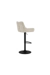 Hoker Eddie beżowy obrotowy z podłokietnikami do kuchni regulowany ( Rozmiar: uniwersalny )