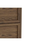 Komoda Palmdale dąb dymiony z szufladami na nóżkach do salonu ( Rozmiar: uniwersalny )