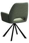 Krzesło Graham Actona zielone obrotowe tapicerowane do jadalni salonu ( Rozmiar: uniwersalny )