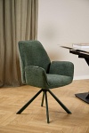 Krzesło Graham Actona zielone obrotowe tapicerowane do jadalni salonu ( Rozmiar: uniwersalny )