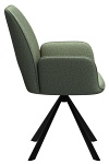 Krzesło Graham Actona zielone obrotowe tapicerowane do jadalni salonu ( Rozmiar: uniwersalny )