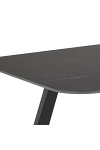 Stół do jadalni Antalya 180x90 nowoczesny czarny ceramiczny blat ( Rozmiar: uniwersalny )