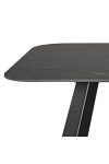 Stół do jadalni Antalya 180x90 nowoczesny czarny ceramiczny blat ( Rozmiar: uniwersalny )