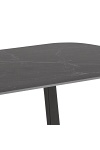 Stół do jadalni Antalya 180x90 nowoczesny czarny ceramiczny blat ( Rozmiar: uniwersalny )