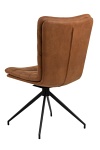 Actona Grafton krzesło obrotowe do jadalni brązowe loftowe ( Rozmiar: uniwersalny )
