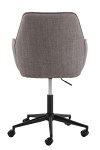 Fotel biurowy Glenda wygodny obrotowy tapicerowany szary do biurka ( Rozmiar: uniwersalny )