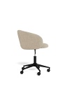 Fotel biurowy Eleanor beżowy obrotowy z podłokietnikami do biurka ( Rozmiar: uniwersalny )
