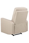 Fotel rozkładany Asila Basel beżowy aksamitny do salonu wypoczynkowy ( Rozmiar: uniwersalny )