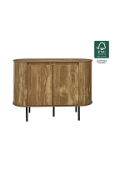 Komoda Hermiona nowoczesna na nóżkach do salonu naturalna 110 cm - Intesi