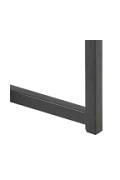 Zestaw stolików kawowych Actona Seaford MDF metal naturalny/czarny 2 szt.