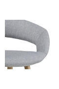Stołek barowy Grace low light grey - ACTONA