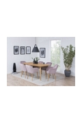 Krzesło Emilia Velvet dusty rose - ACTONA
