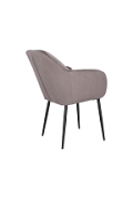 Krzesło Emilia Velvet dark grey/black - ACTONA