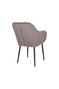 Krzesło Emilia Velvet dark grey/black - ACTONA
