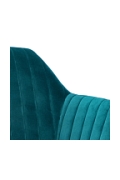 Krzesło Emilia Velvet bottle green/black - ACTONA