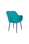 Krzesło Emilia Velvet bottle green/black - ACTONA