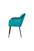 Krzesło Emilia Velvet bottle green/black - ACTONA