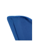 Krzesło Emilia Velvet deep blue/black - ACTONA