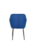 Krzesło Emilia Velvet deep blue/black - ACTONA